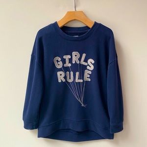 GAP “Girls Rule” Crewneck
